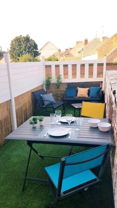 Le Chat Bleu - 26M2- Terrasse Sur Les Toits - Wi-Fi Ам'єн Екстер'єр фото